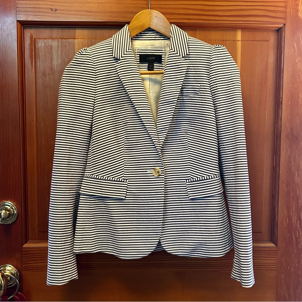 J. Crew Women's Striped Blazer
